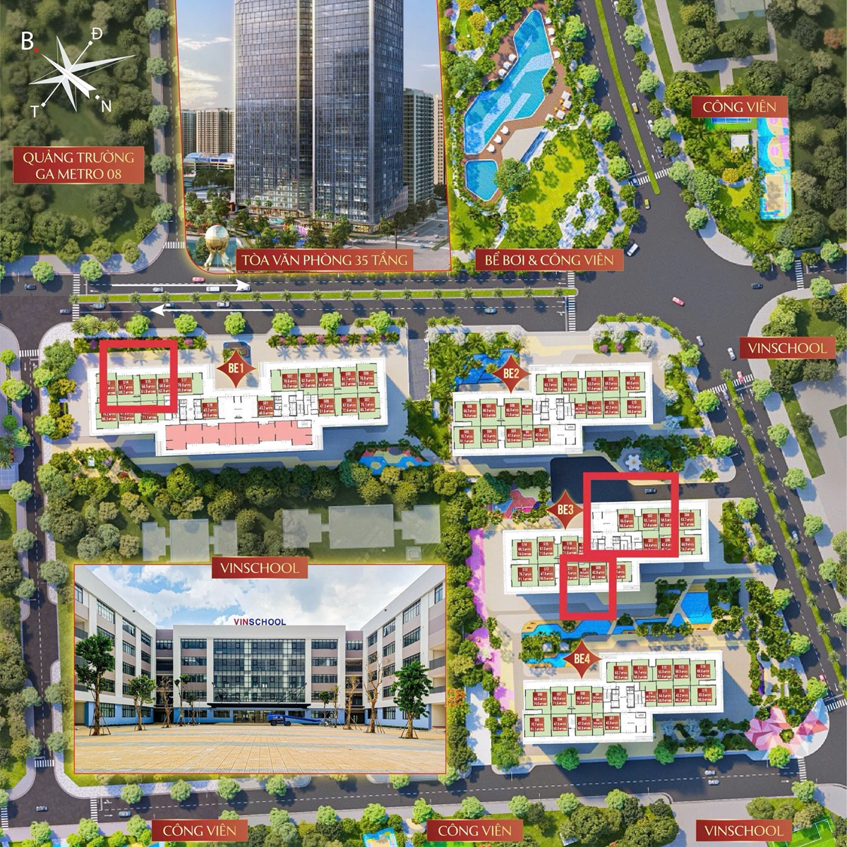 Shophouse chân đế The Beverly Vinhomes Ocean Park 1: bán và cho thuê