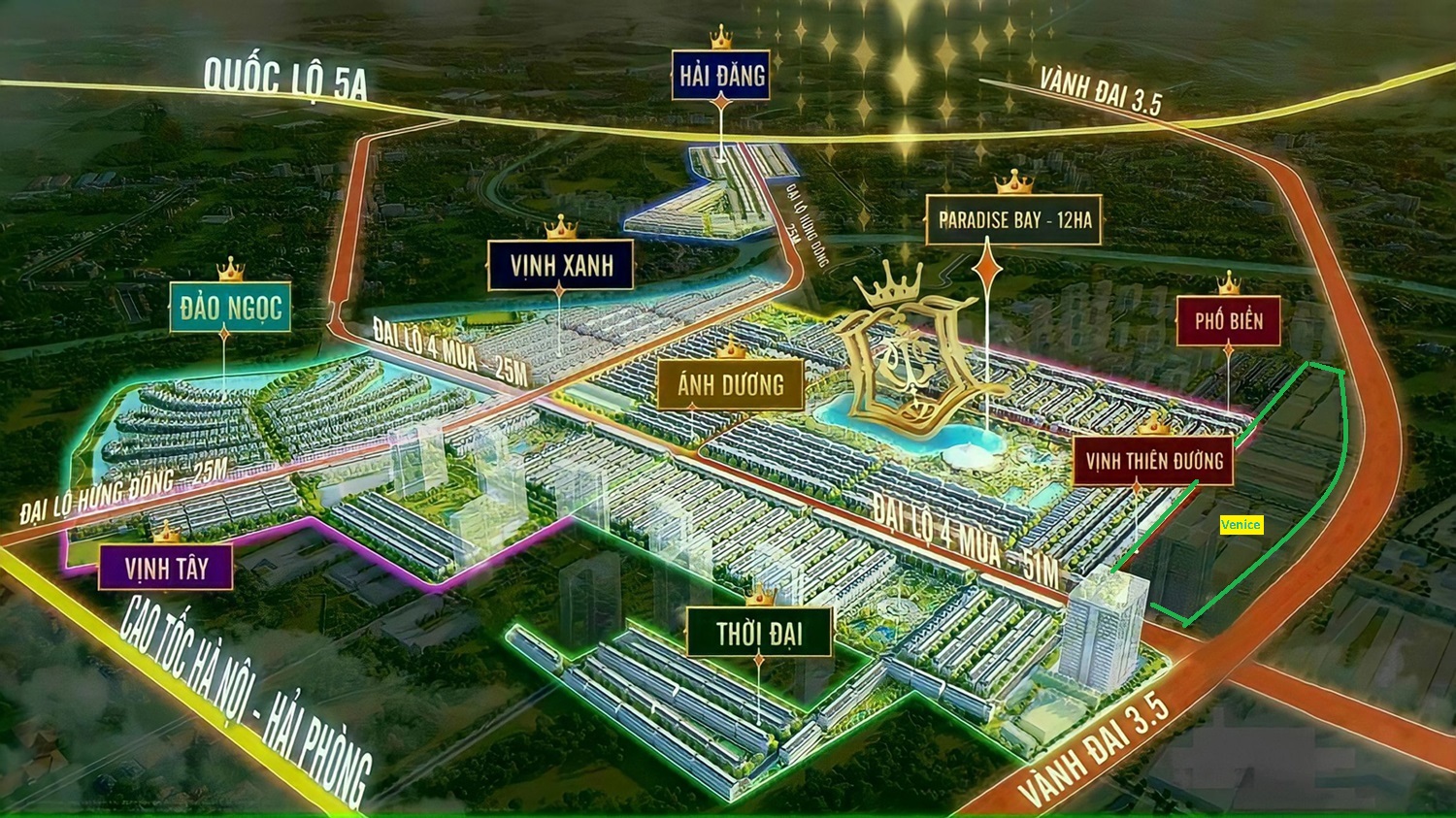 Giới thiệu tổng quan Vinhomes Ocean Park 3 The Crown