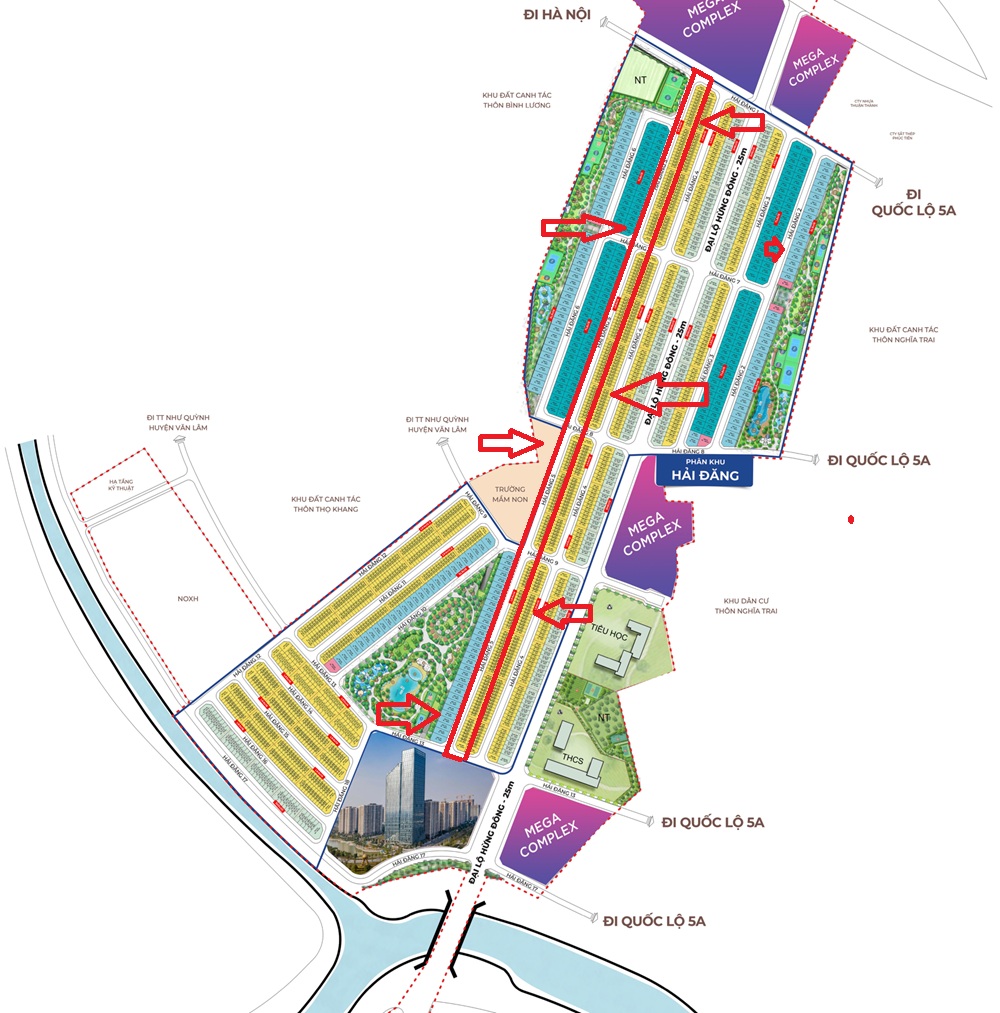 Bán liền kề Hải Đăng 5 Vinhomes Ocean Park 3 The Crown Hưng Yên