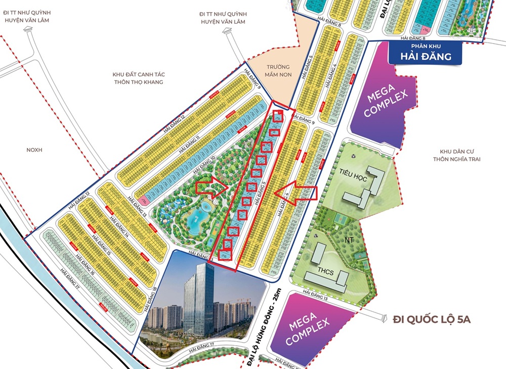 Bán biệt thự Hải Đăng 5 DT 160m2 Vinhomes Ocean Park 3 The Crown Hưng Yên