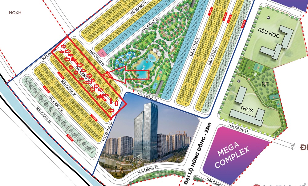 Bán liền kề Hải Đăng 14 Vinhomes Ocean Park 3 The Crown Hưng Yên