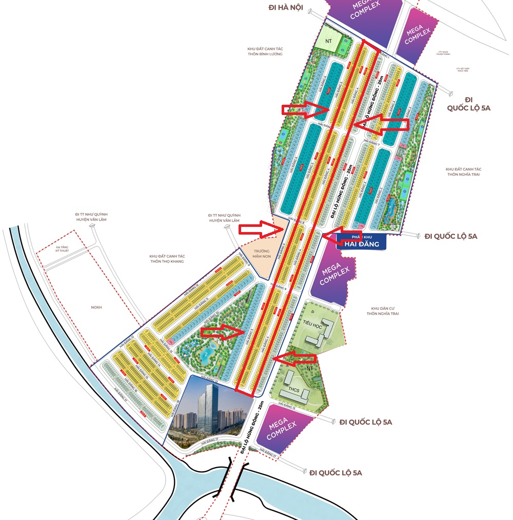 Bán liền kề Hải Đăng 4 Vinhomes Ocean Park 3 The Crown Hưng Yên