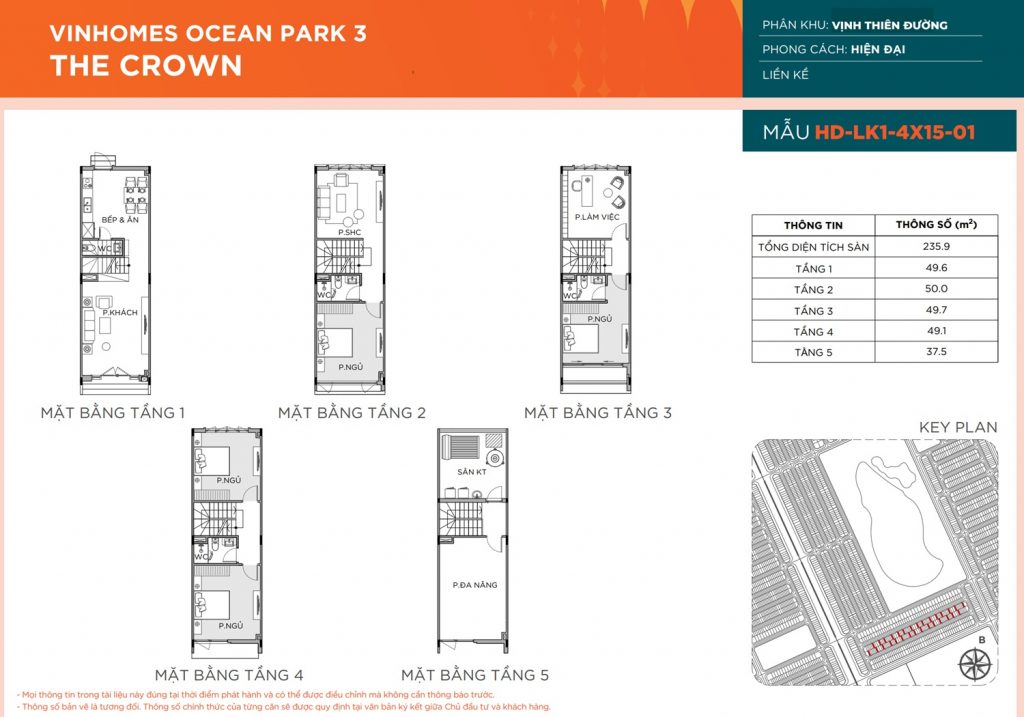 liền kề 60m2 Vịnh Thiên Đường