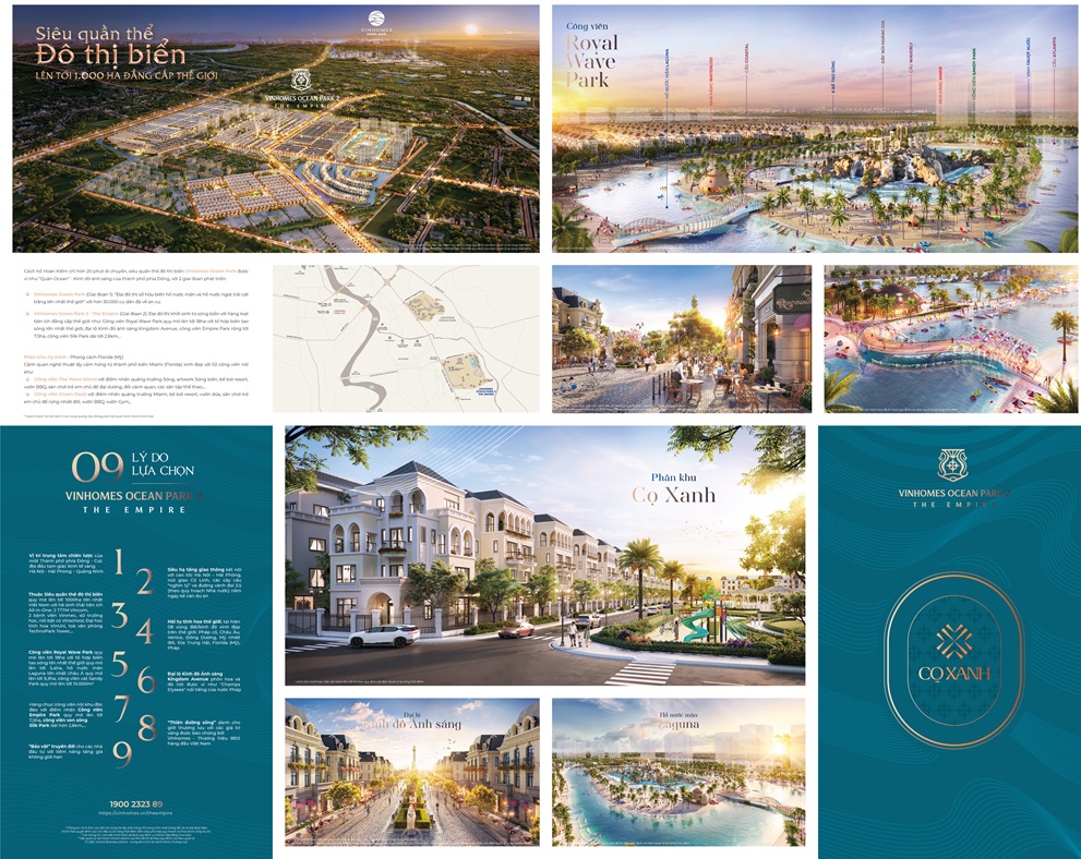 Tiện ích Cọ Xanh Vinhomes Ocean Park 2