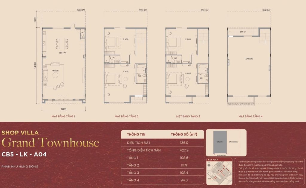 Shop Villa Grand TownHouse 136m2