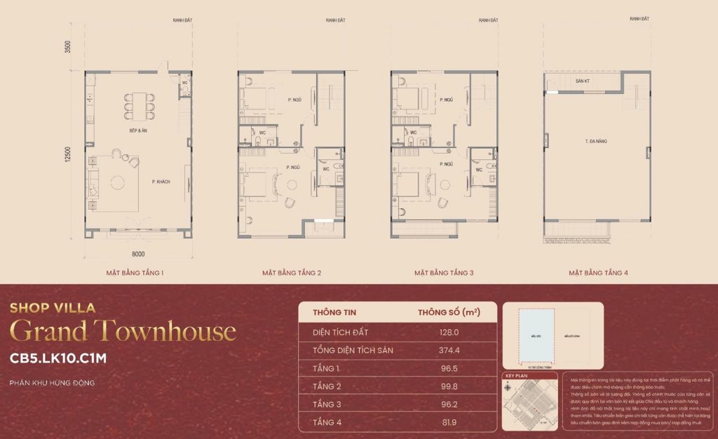 Shop Villa Grand Townhouse 128m2