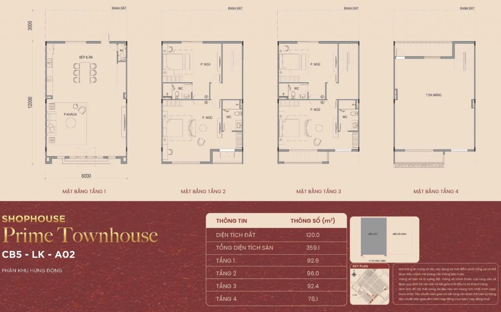 Shophouse Prime Townhouse 120m2