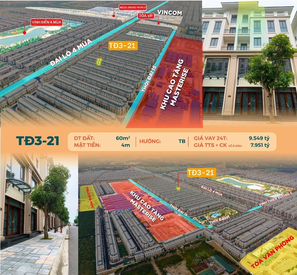 Thời Đại 3 lô 21 Vinhomes Ocean Park 3