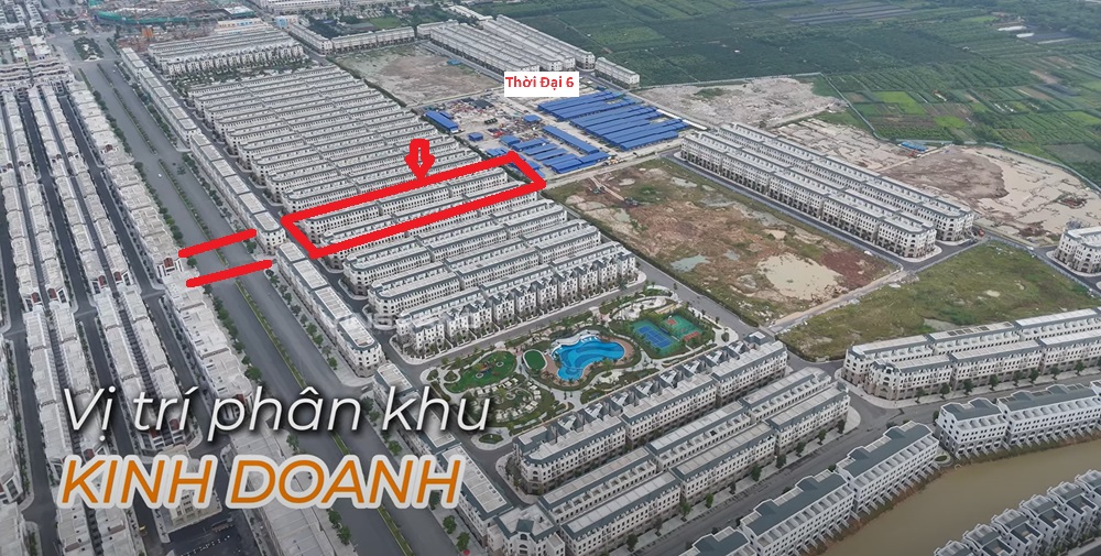 Bán liền kề Thời Đại 6 Vinhomes Ocean Park 3The Crown Hưng Yên