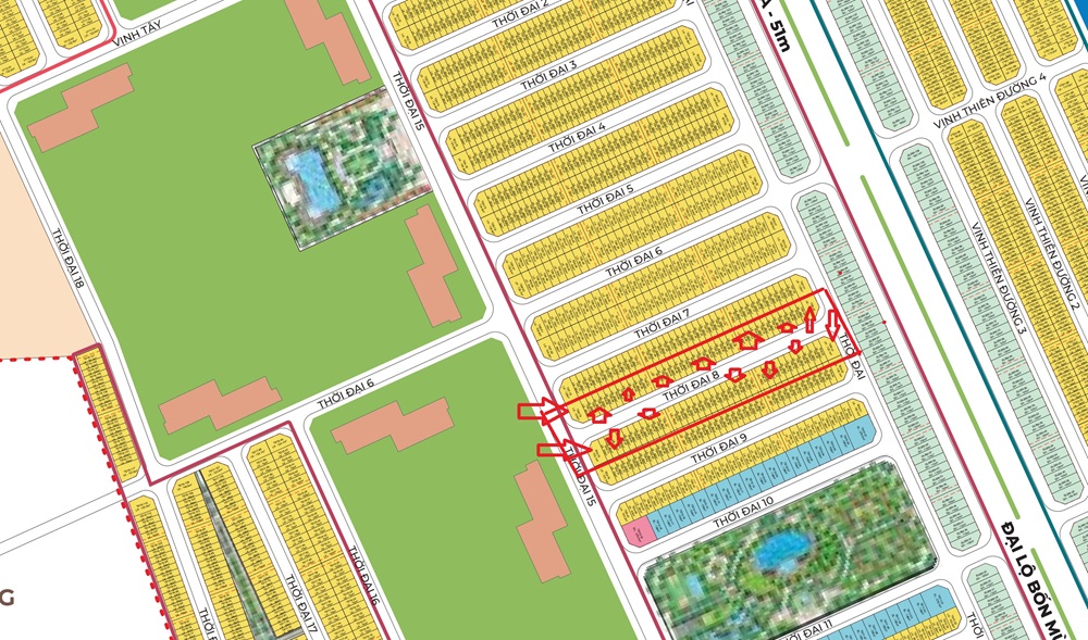 Bán liền kề Thời Đại 8 Vinhomes Ocean Park 3 Hưng Yên The Crown
