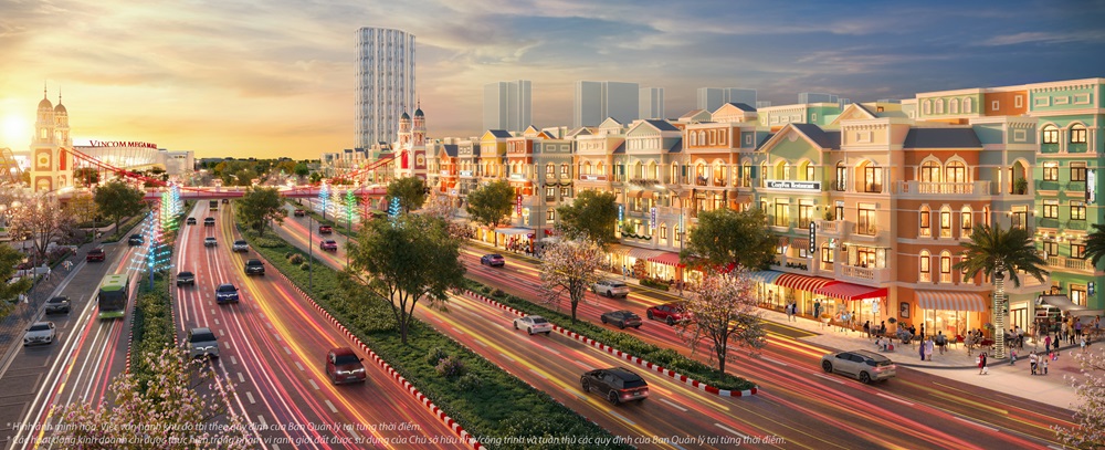 Mặt bằng cho thuê tại Shophouse Venice The Crown Vinhomes Ocean Park 3 Hưng Yên