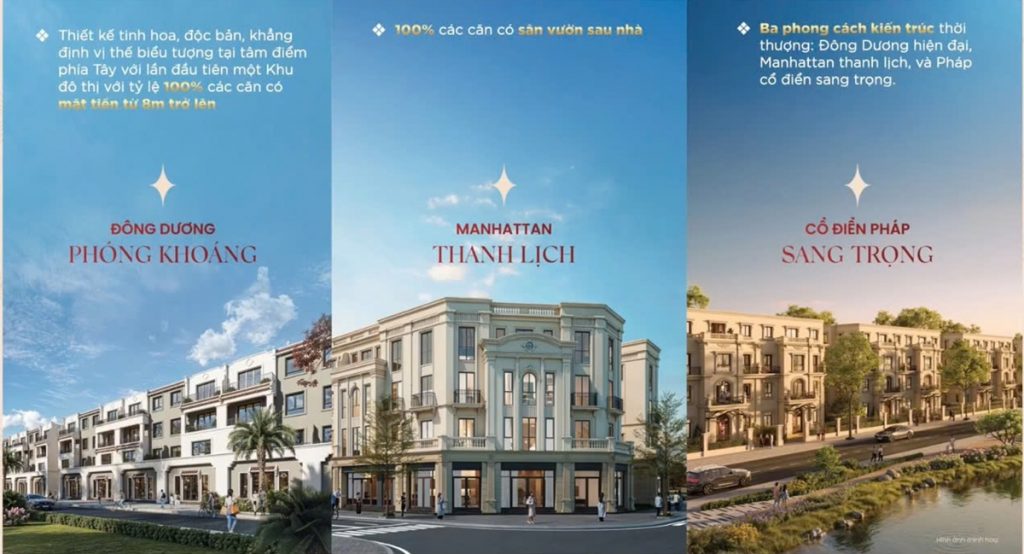 Kiến trúc Vinhomes Wonder City Đan Phượng