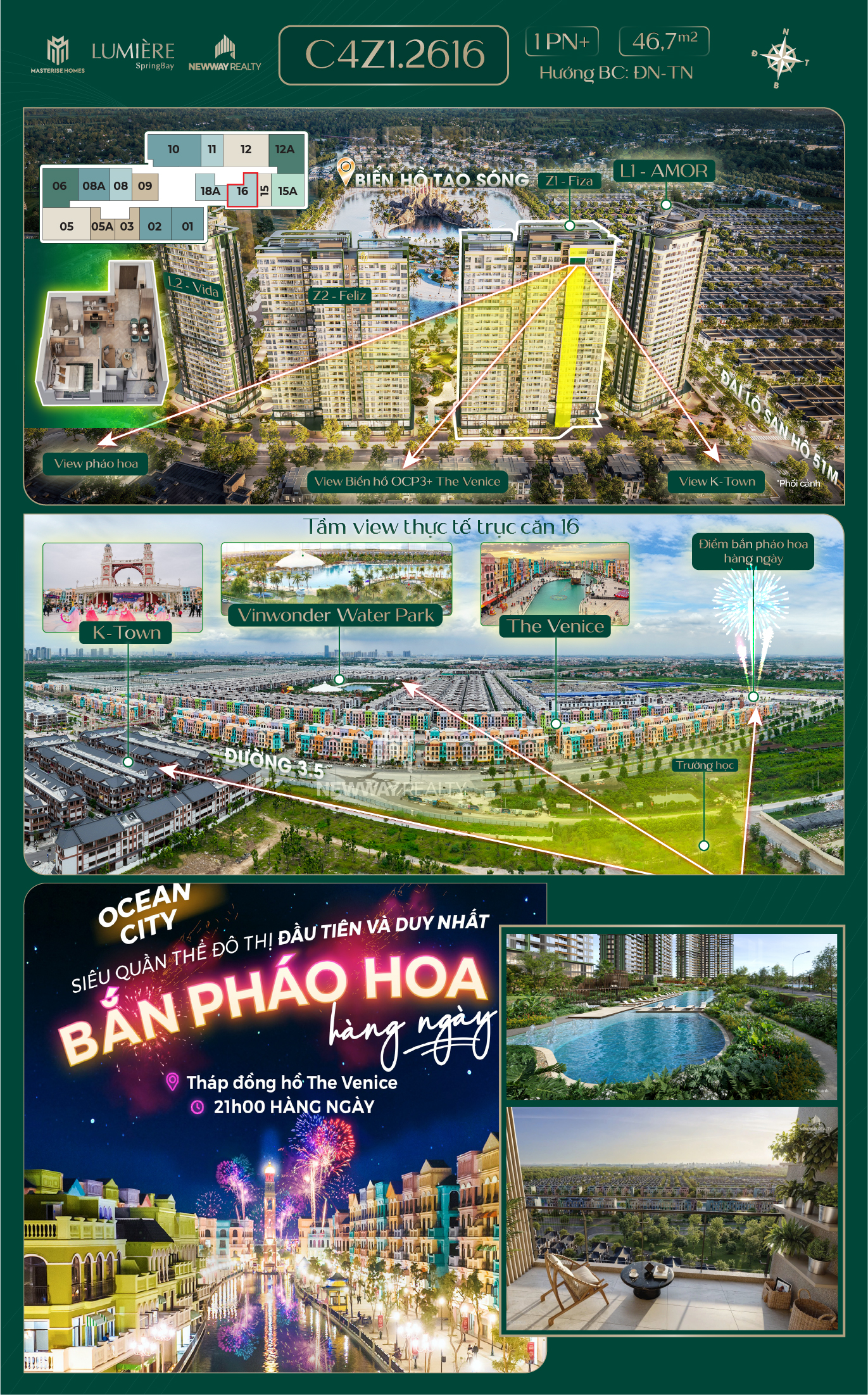 Bảng giá chung cư Lumi OceanPark