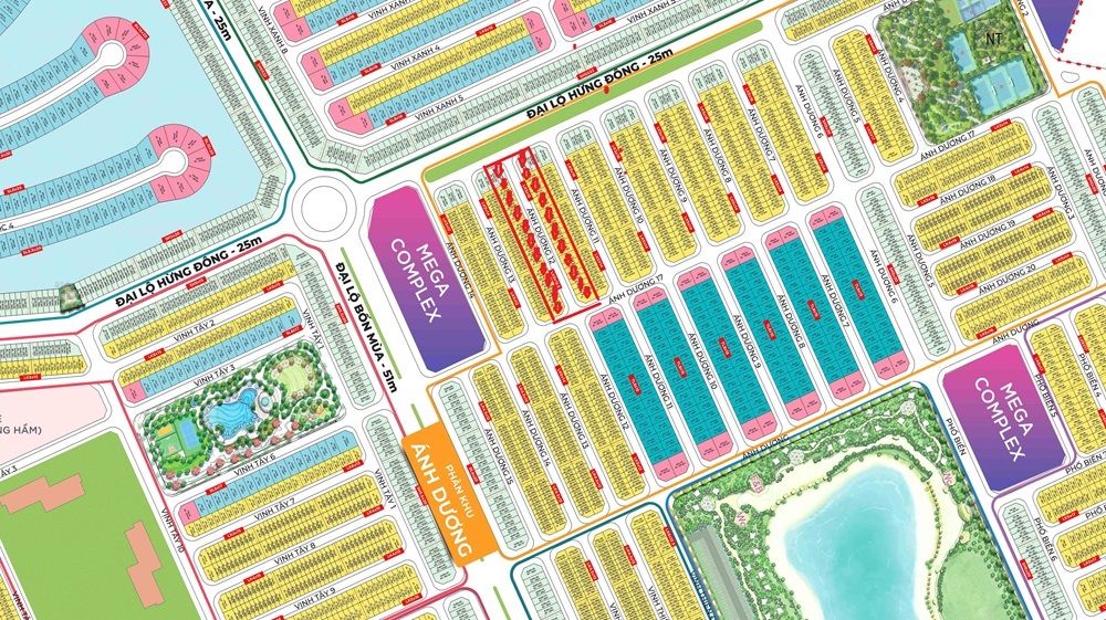 Bán liền kề Ánh Dương 12 Vinhomes Ocean Park 3 The Crown Hưng