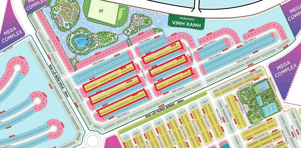 Bán liền kề Vịnh Xanh Khu “Compound” khép kín đẳng cấp nhất Vinhomes Ocp3