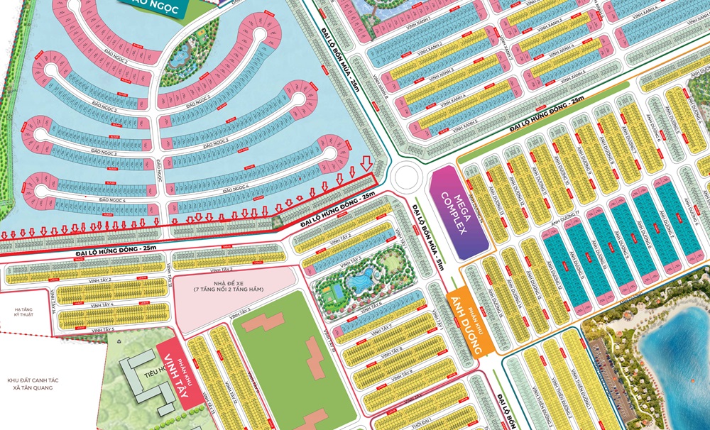 Bán shophouse Đảo Ngọc Đường Đại Lộ Hừng Đông Vinhomes Ocean Park 3 The Crown Hưng Yên