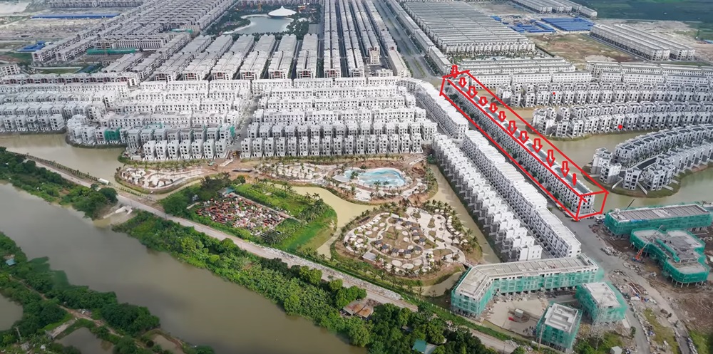 Bán shophouse Đảo Ngọc đường Đại Lộ Bốn Mùa Vinhomes Ocean Park 3 The Crown Hưng Yên