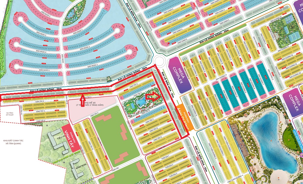 Bán shophouse Vịnh Tây Vinhomes Ocean Park 3 The Crown Hưng Yên Giá cắt lỗ