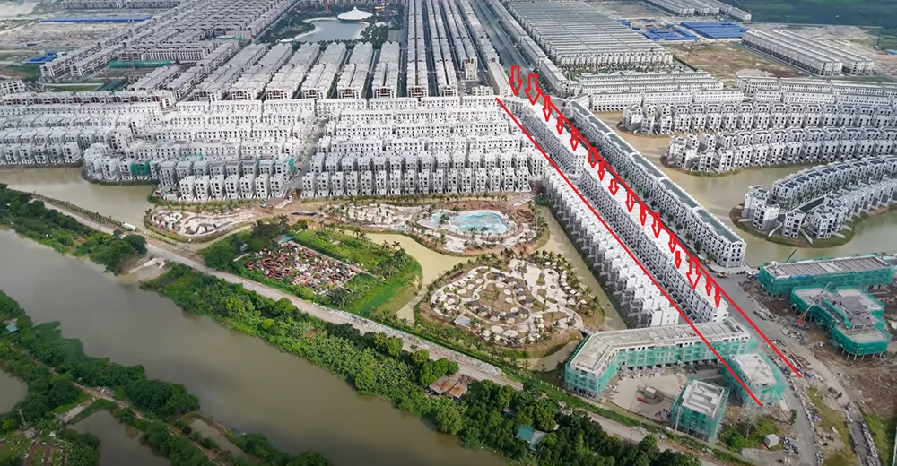 Bán shophouse Vịnh Xanh mặt Đại Lộ Bốn Mùa Vinhomes Ocean Park 3 The Crown Hưng Yên