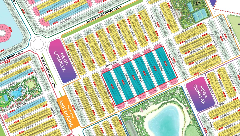 Bán biệt thự Tứ Lập Ánh Dương 6, 7, 8, 9, 10, 11, 12 Vinhomes Ocean Park 3 The Crown