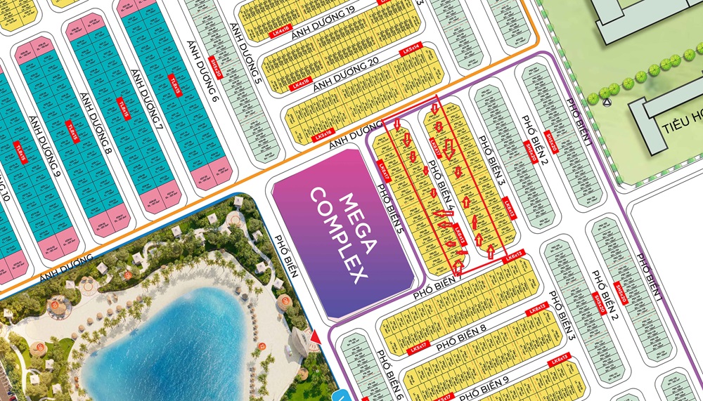 Liền kề Phố Biển 4 Vinhomes Ocean Park 3 The Crown Hưng Yên