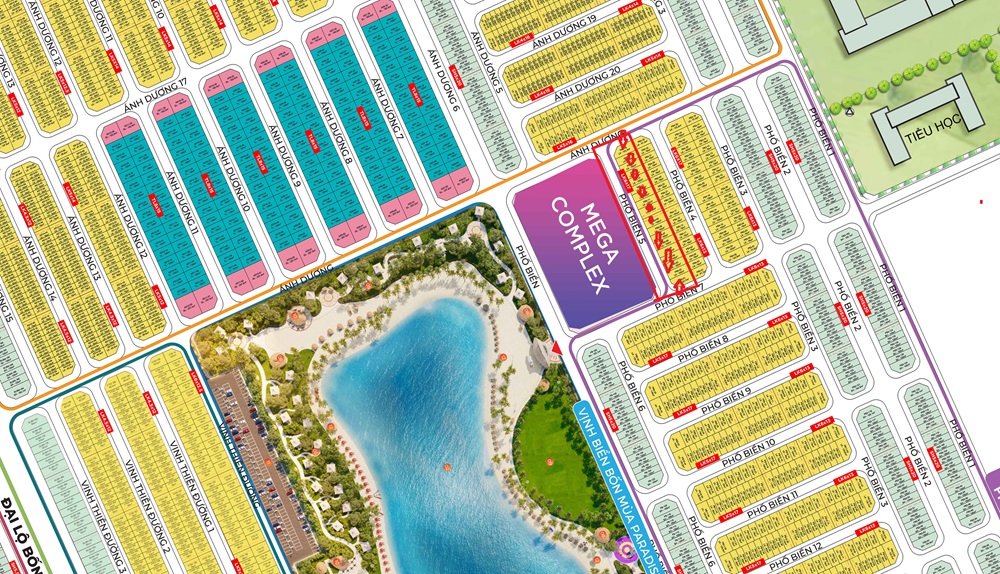 Bán liền kề Phố Biển 5 Vinhomes Ocean Park 3 The Crown Hưng Yên