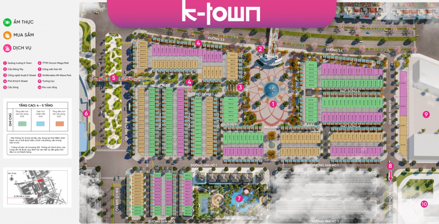 The K-Town Phố Hàn Vinhomes Ocean Park 2 The Empire Hưng Yên
