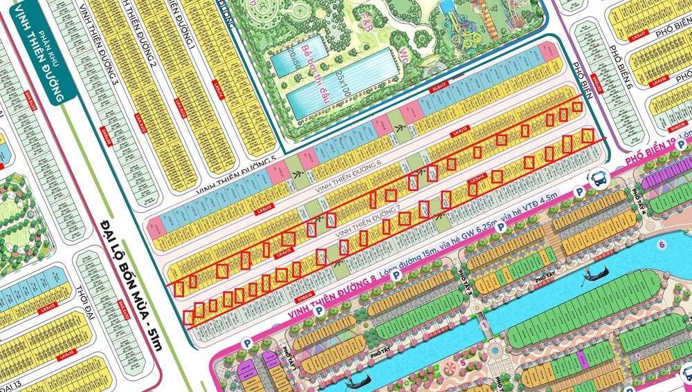 Bán liền kề Vịnh Thiên Đường 7 Vinhomes Ocean Park The Crown Hưng Yên