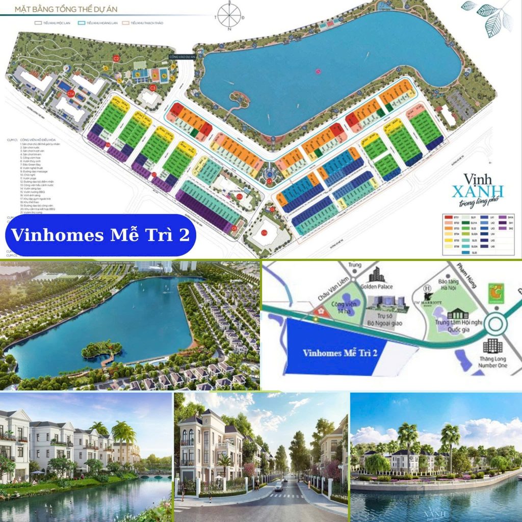 Vinhomes Mễ Trì 2; khu đô thị đẳng cấp bậc nhất Hà Nội