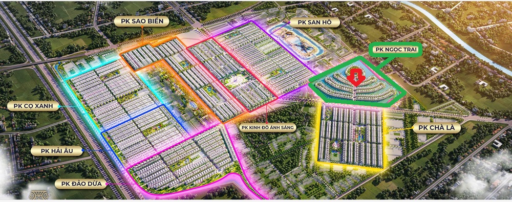 Phân Khu biệt thự Ngọc Trai Vinhomes Ocean Park 2