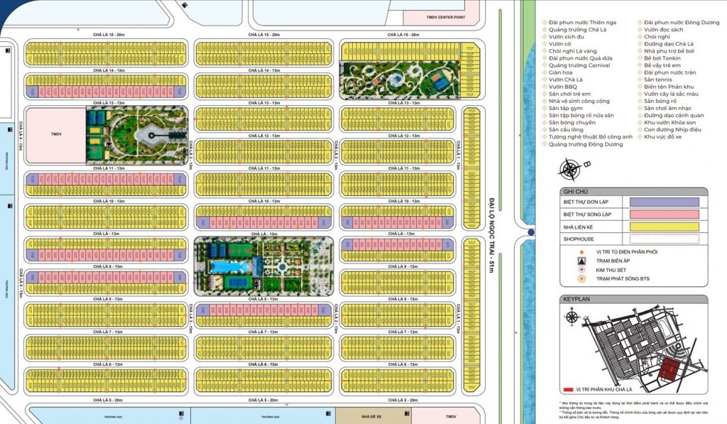 Mặt bằng Phân Khu Chà Là Vinhomes Ocean Park 2 The Empire Hưng Yên